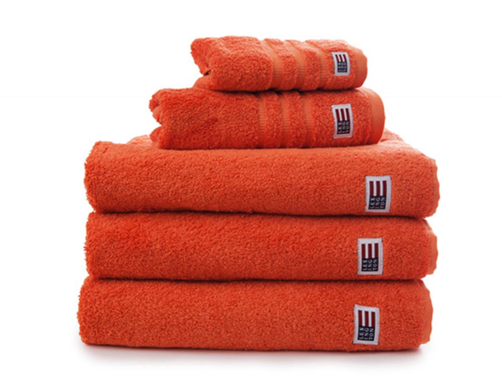 Soft orange original towel by Lexington, from £8