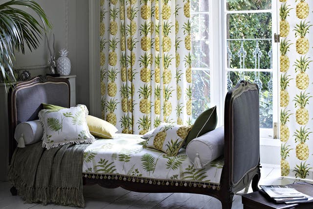 Inject some fun into your home with Curtains.com’s Ananas Mango curtains