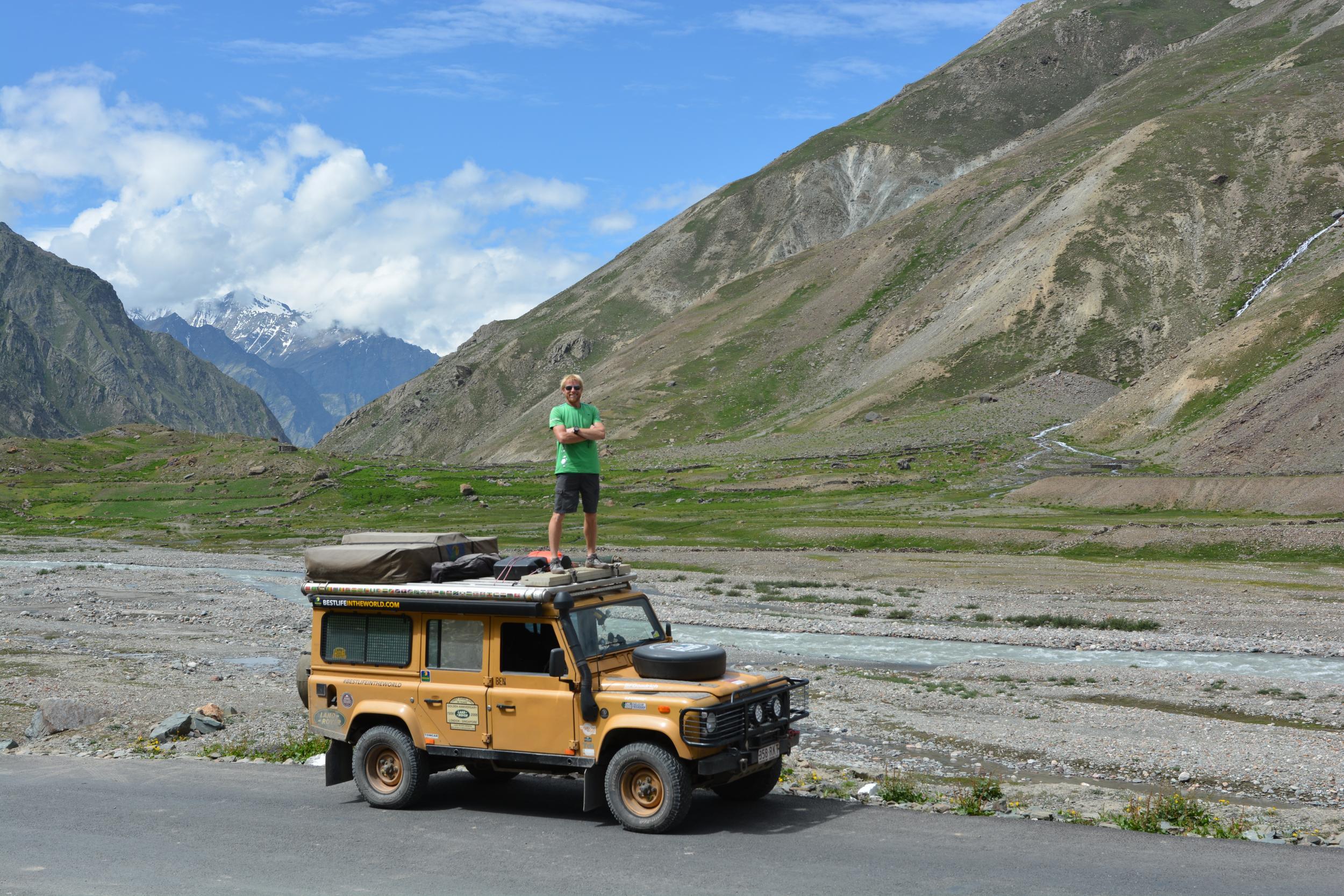 Since island life, he's travelled all over the world