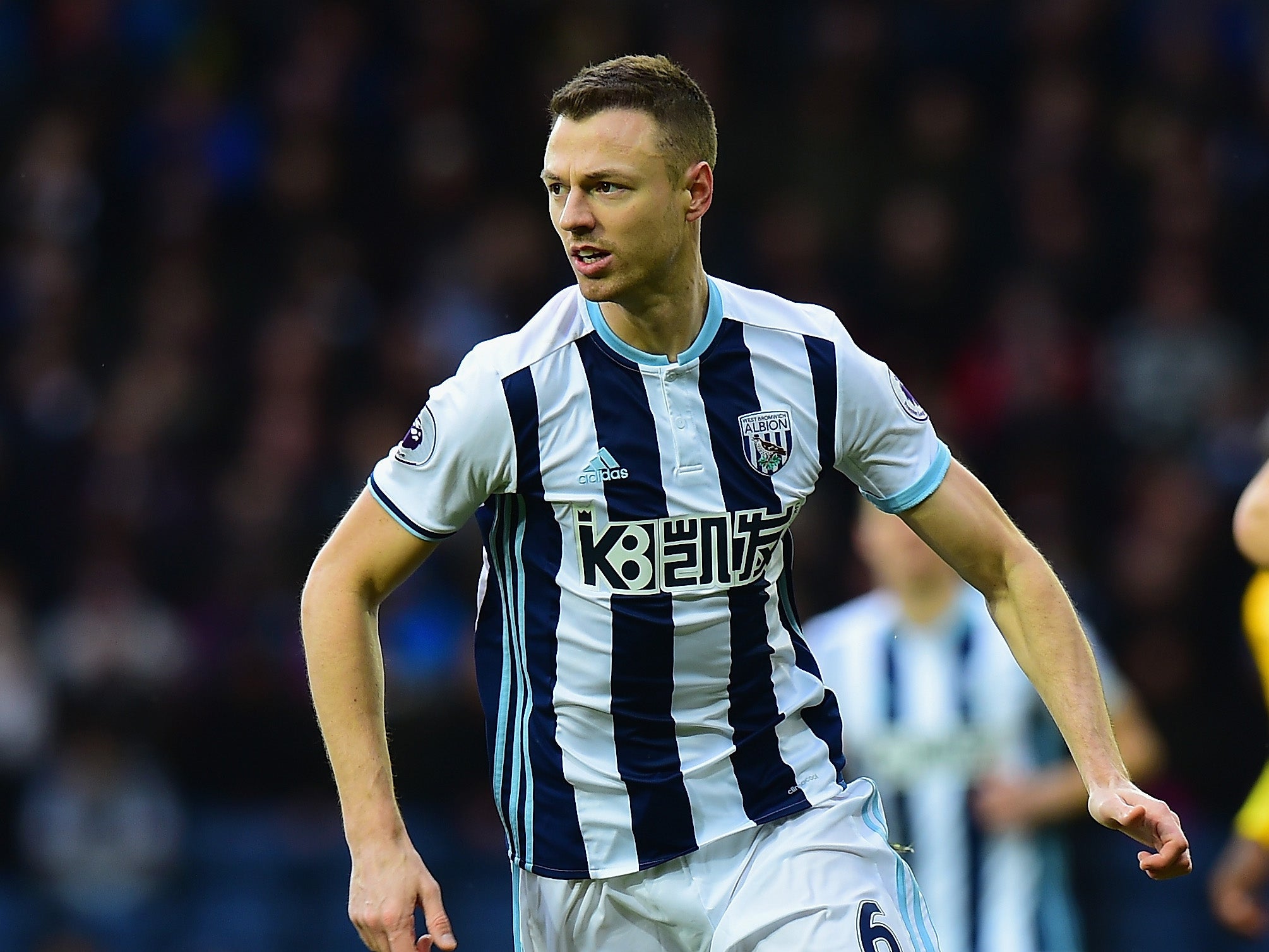 Jonny Evans is enjoying some of his best football at the Hawthorns this season