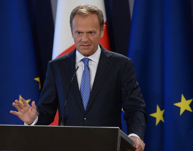 Donald Tusk discussed the UK's formally triggering of Article 50