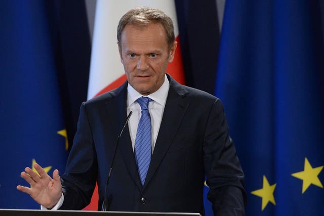 Donald Tusk discussed the UK's formally triggering of Article 50