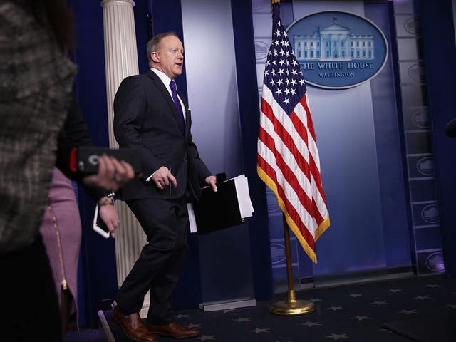 <p>White House press secretary Sean Spicer said the President is encouraging Flynn to ‘go testify’</p>