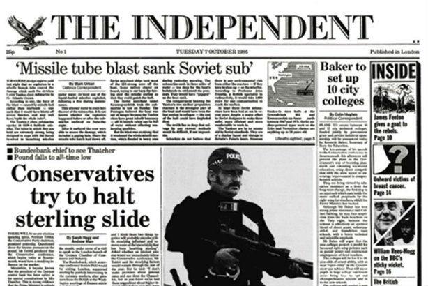 Rupert worked for The Independent since its start in 1986