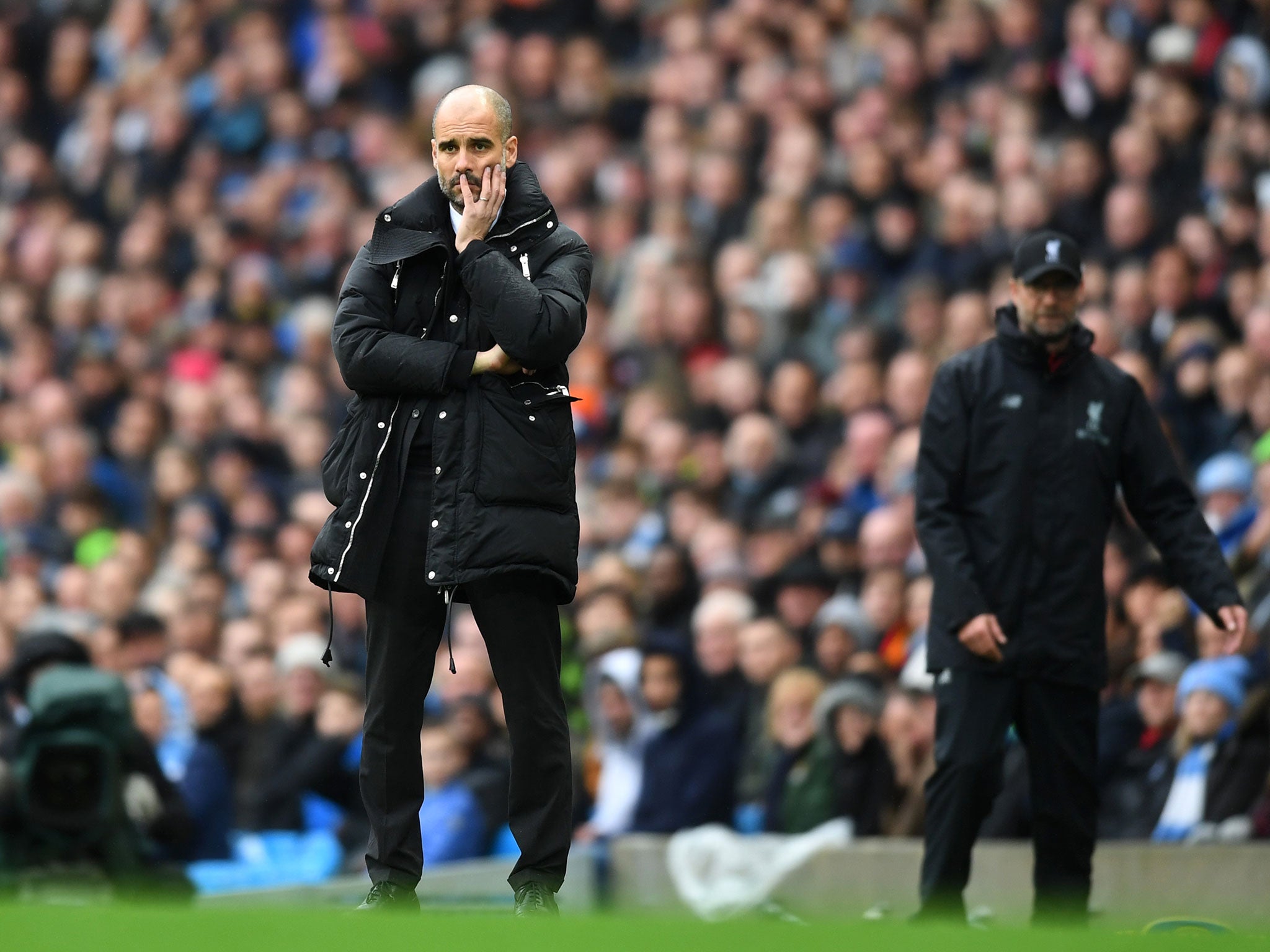 Guardiola will be looking to arrest his side's recent run of poor results at the Emirates