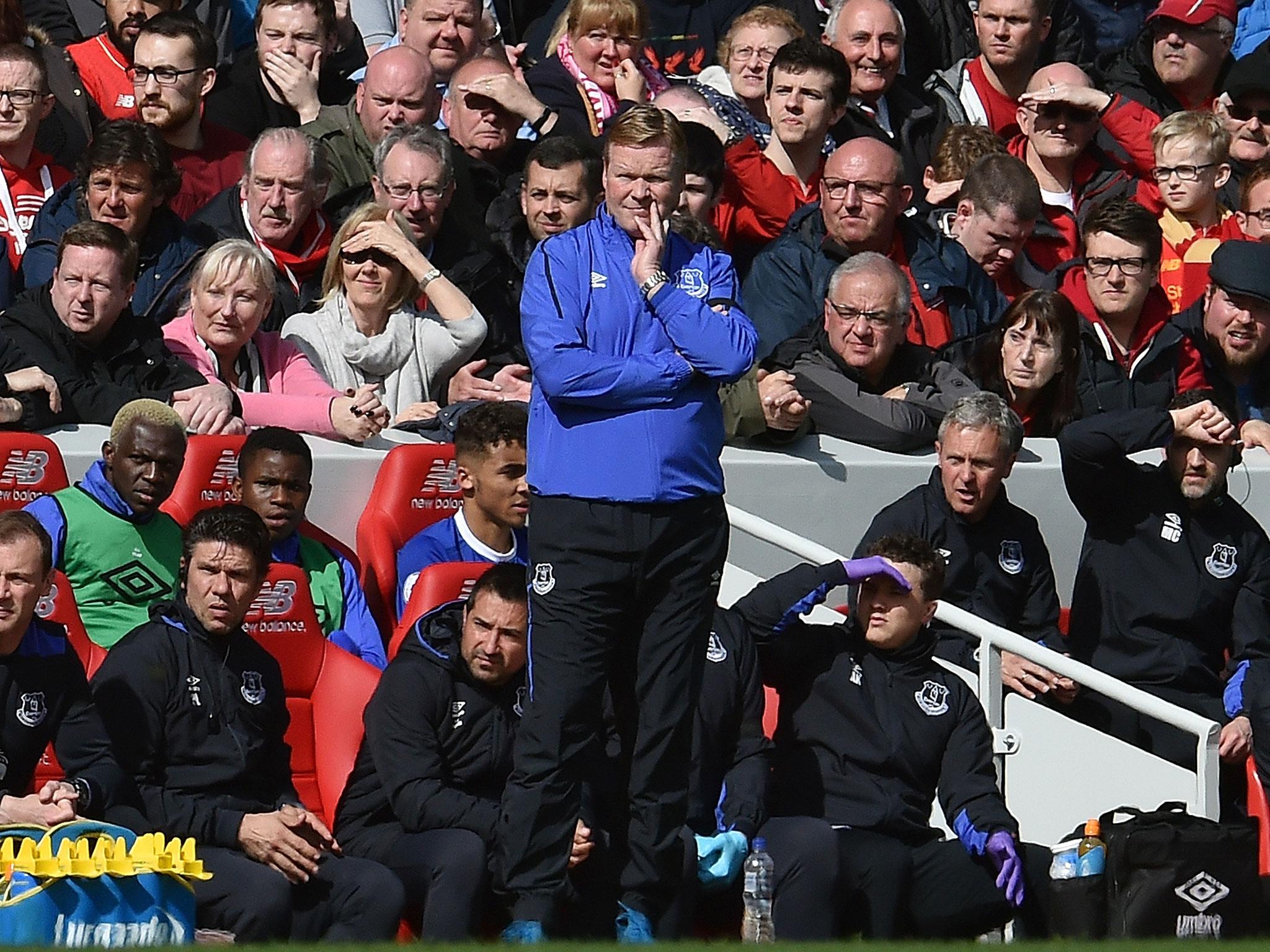 Koeman was unable to provide a solution to Everton's woes at Anfield