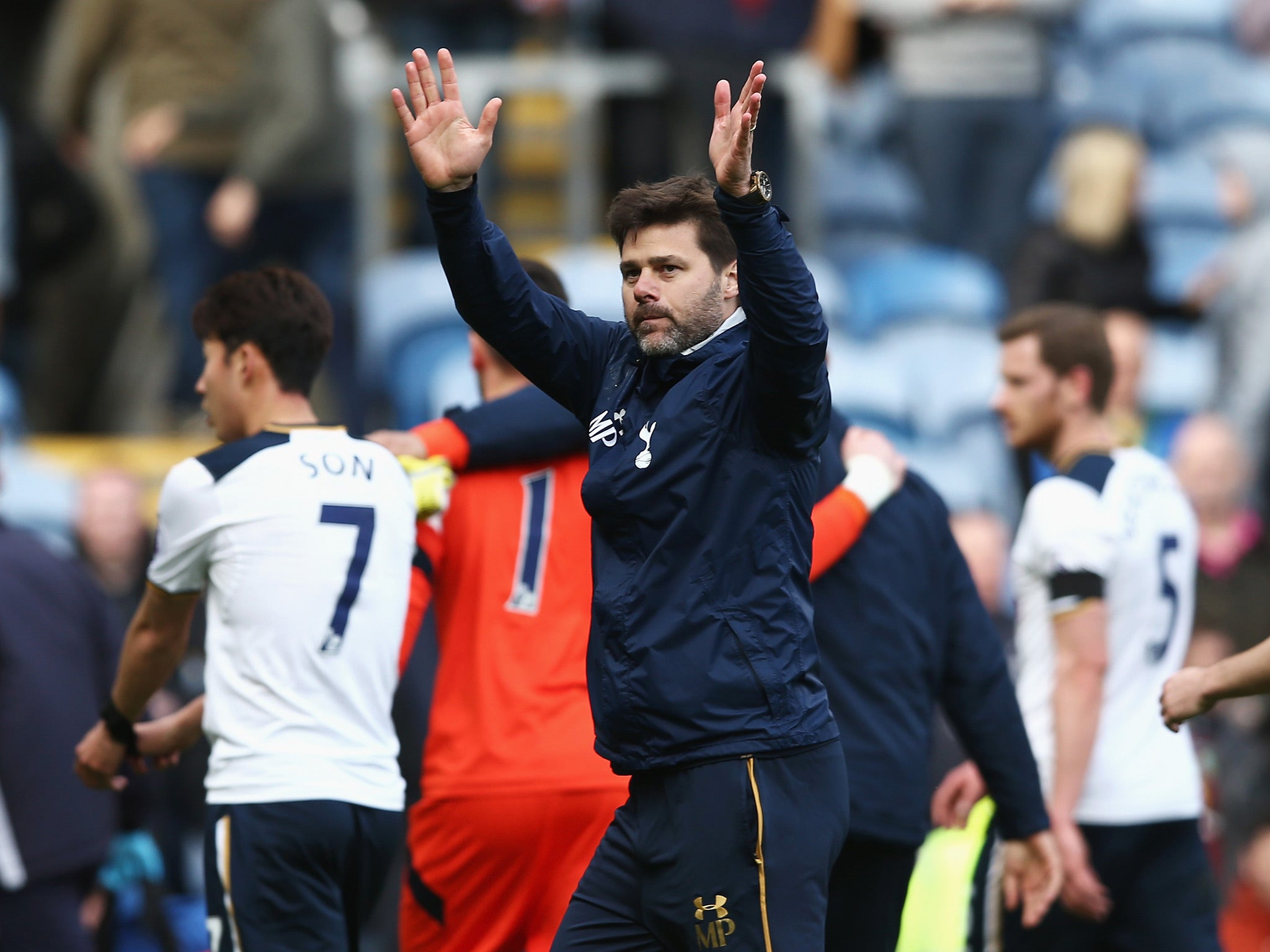 Mauricio Pochettino hailed Tottenham's away support at full time