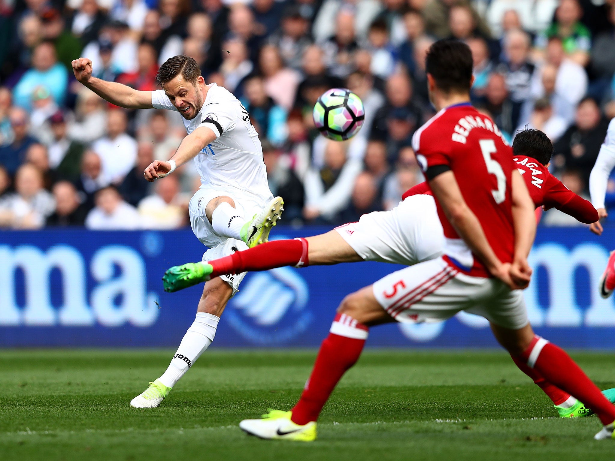 Gylfi Sigurdsson couldn't find a winner for the home side