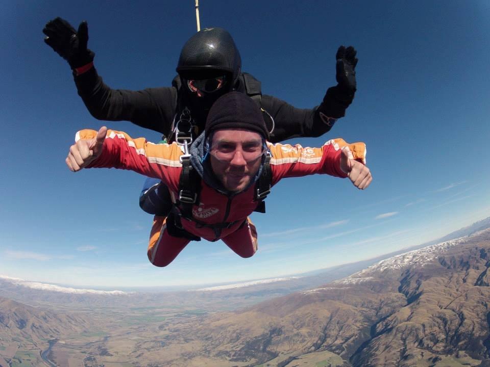 Skydiving in New Zealand. OneStep4Ward/Facebook