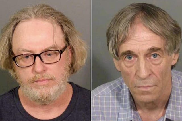 Alleged ringleader Robert King (left) is accused of sending prostitutes to Bruce Bemer (right) and other clients for two decades