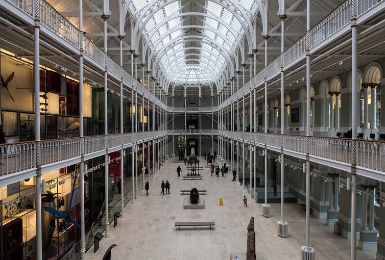 &#13;
Inside the National Museum of Scotland&#13;