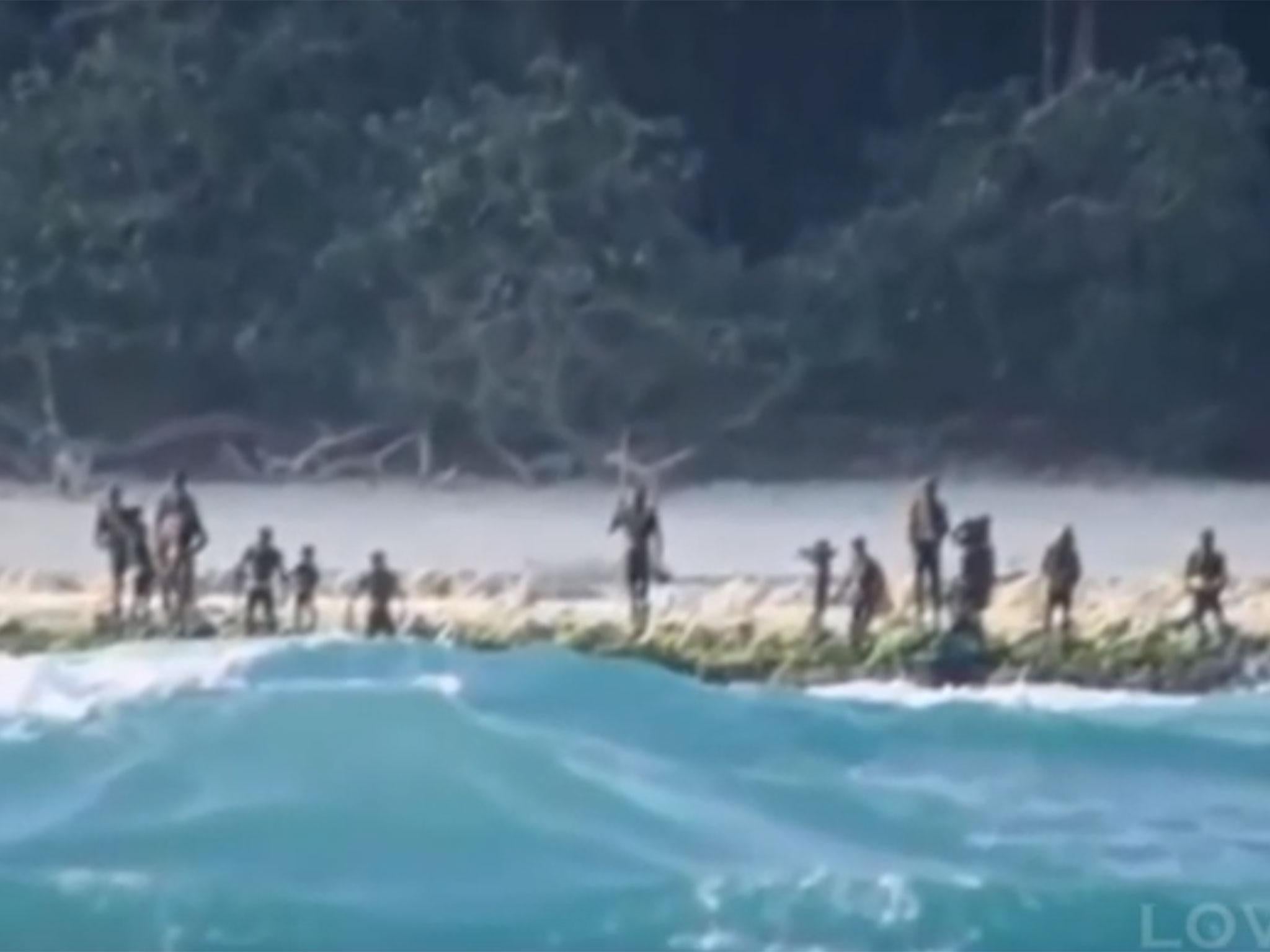 sentinelese people drone north sentinel island