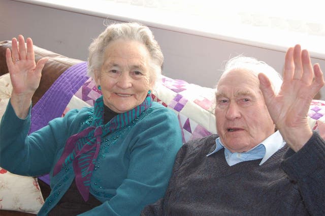 Vera and Wilf Russell got married after the Second World War