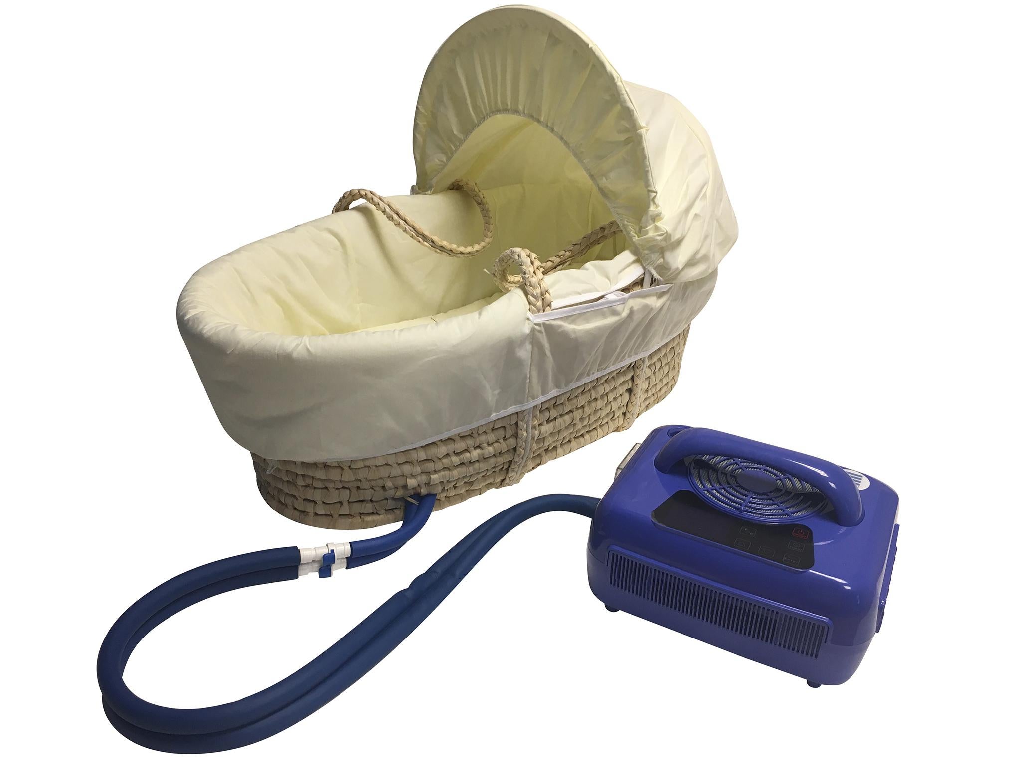 A Cuddlecot with a Moses basket