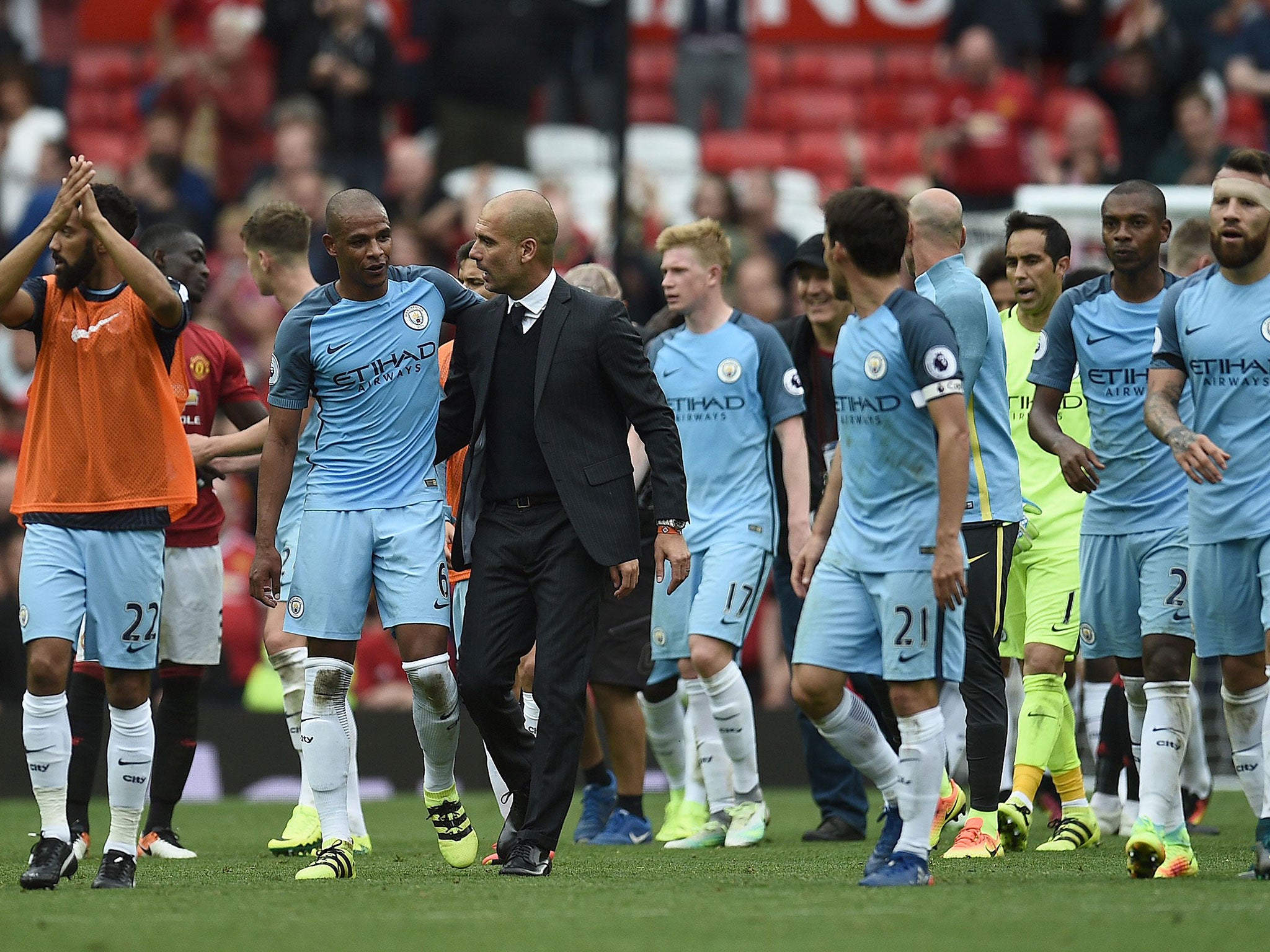 City emerged triumphant in the first Premier League meeting between the two men