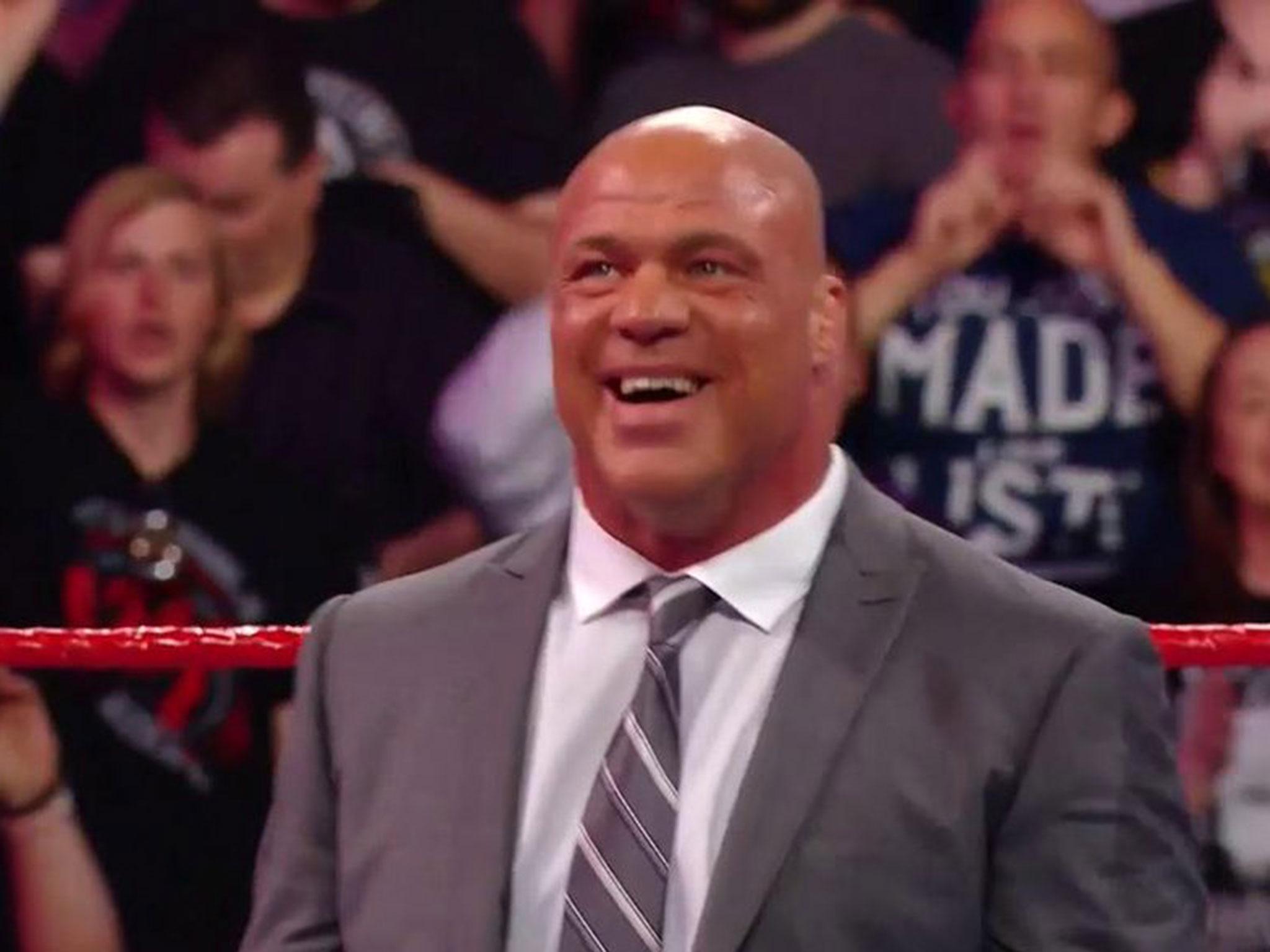 Kurt Angle took centre stage on Raw