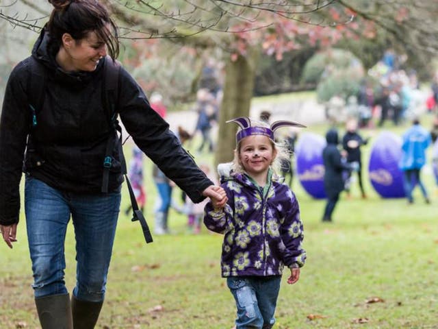 The  event was previously called an 'Easter Egg Trail' but the National Trust's website now calls it  'Cadbury Egg Hunts' on its website
