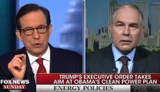 Fox News roast Trump’s EPA chief Scott Pruitt over climate change