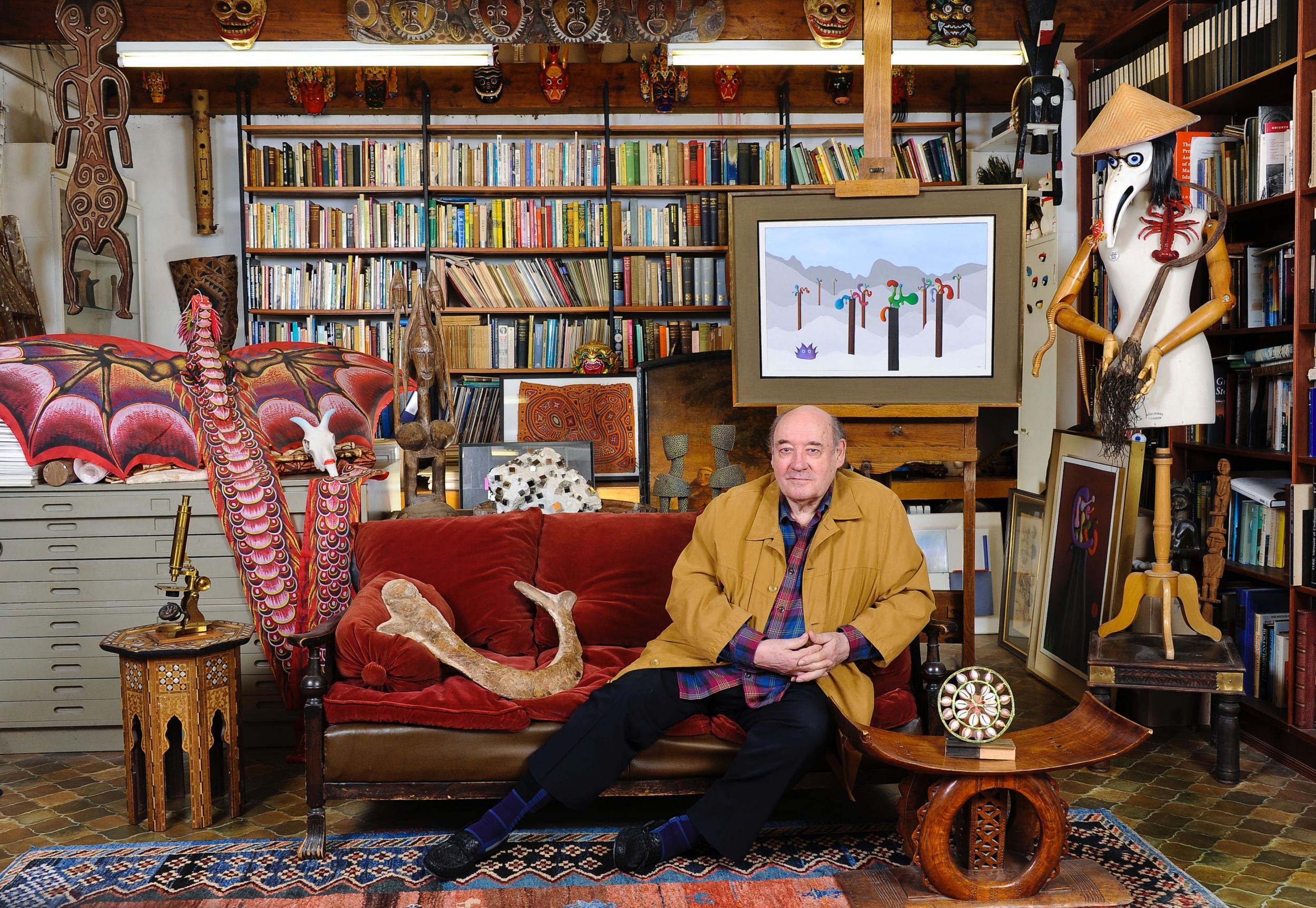 Surreal deal:?Desmond Morris reveals his Dali-esque creations