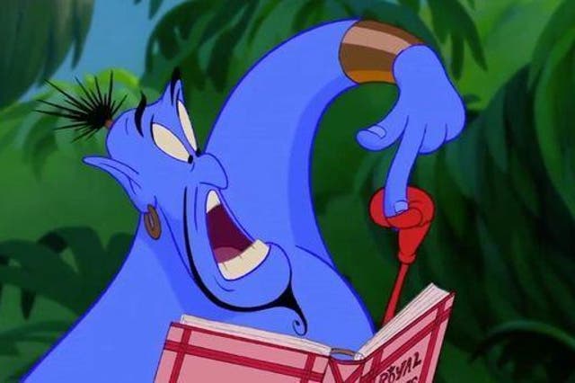 Genie in Disney film Aladdin