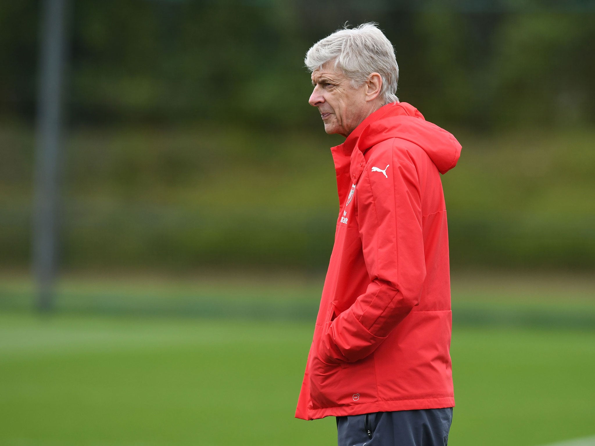 Wenger expressed his dismay at the protesters