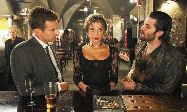 Amber Heard with Theo James and Jim Sturgess in beleaguered production London Fields