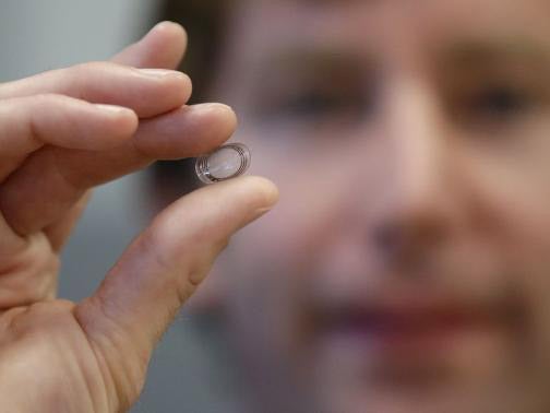Google was also developing a smart contact lens for diabetics