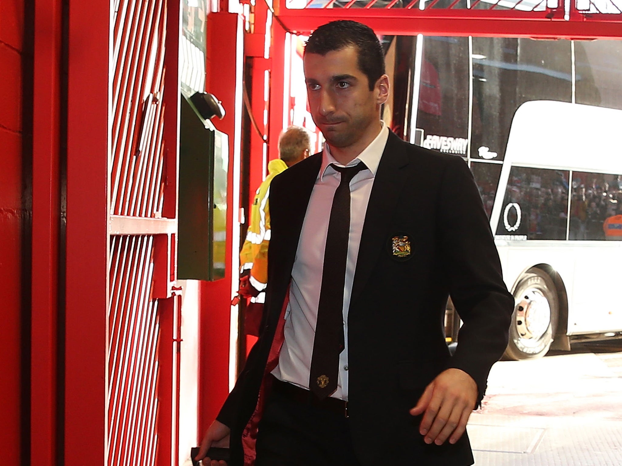 Henrikh Mkhitaryan was substituted during the draw against West Brom