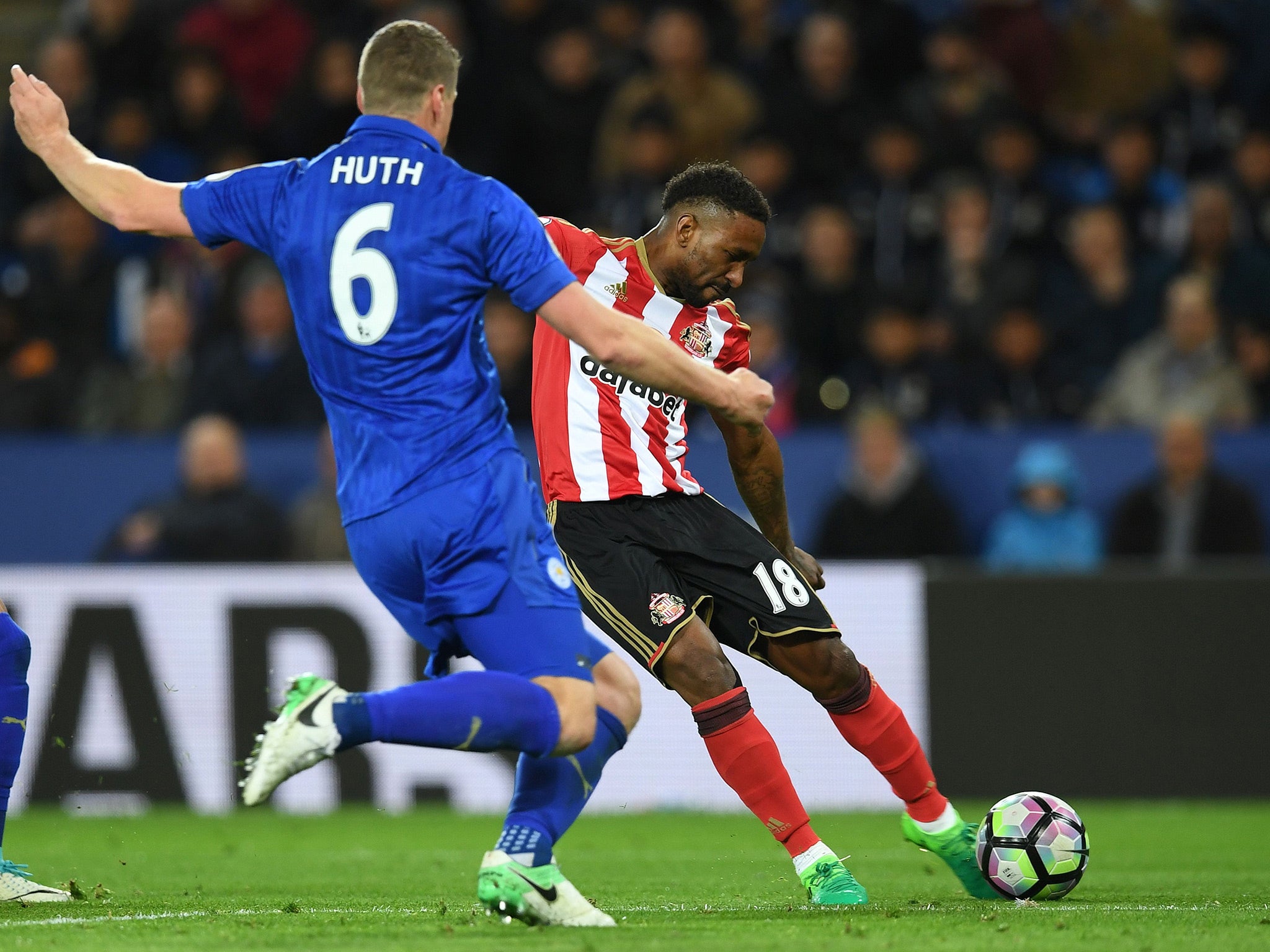 Jermain Defoe struggled to make an impact