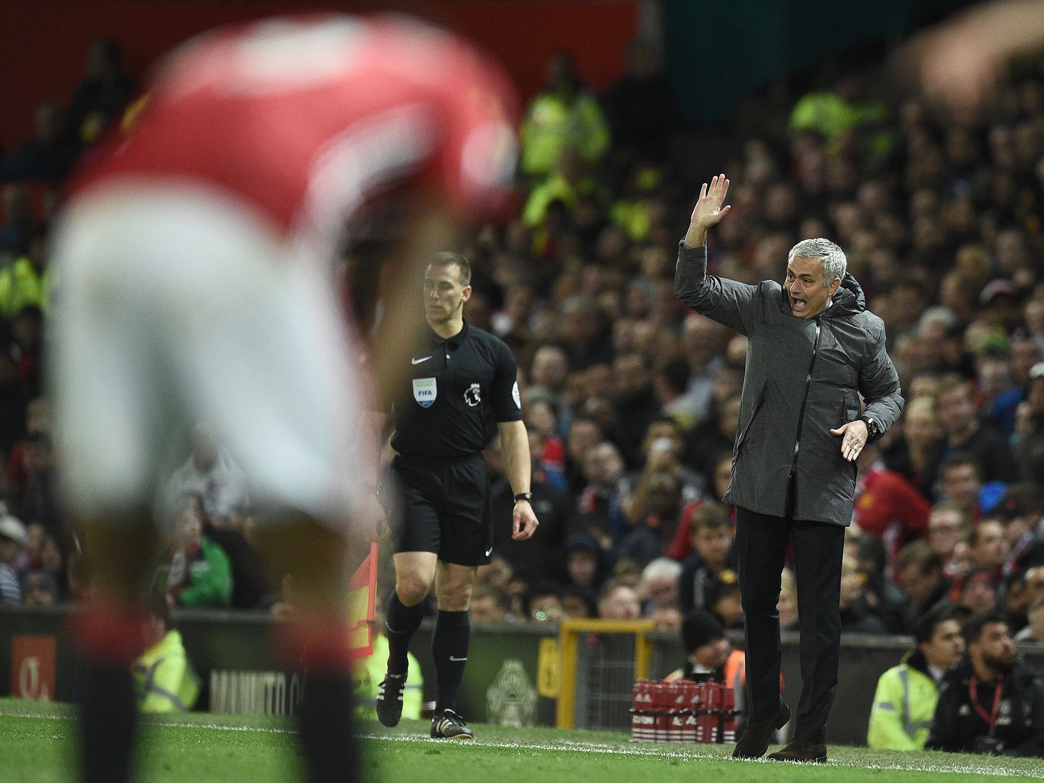 Mourinho claimed he was telling Shaw what do to the whole time