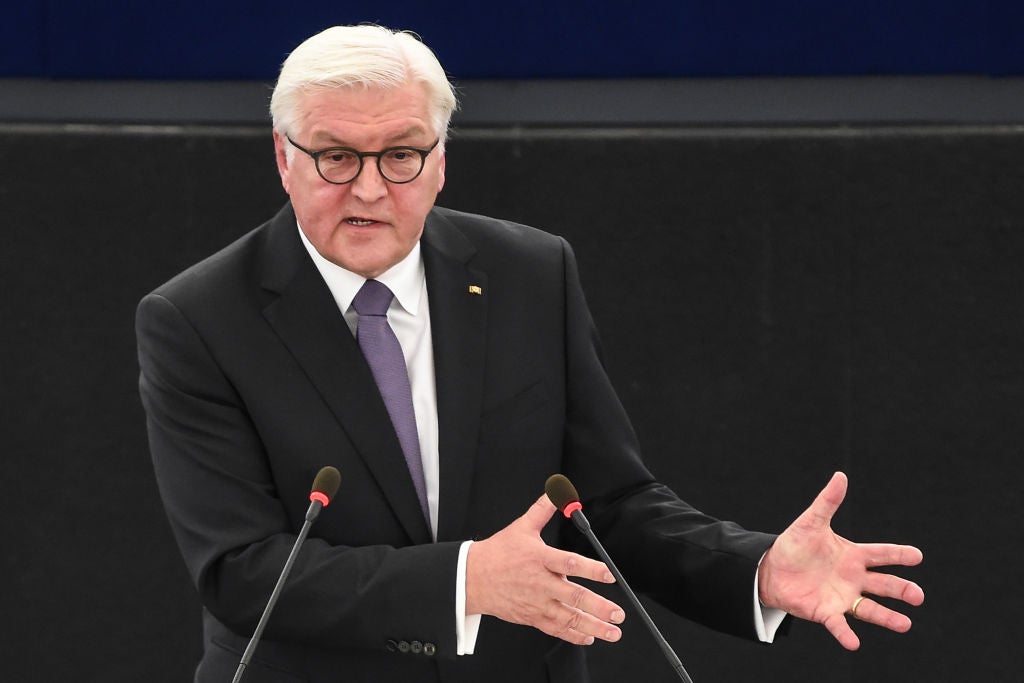 Frank-Walter Steinmeier said Brexiteers would not be able to deliver their promise to 'take back control'