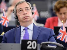 Nigel Farage jeered by MEPs during Brexit debate