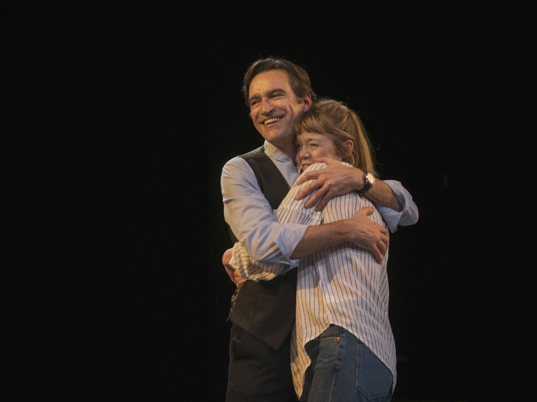Ben Chaplin as Edward and Anna Maxwell Martin as Kitty in 'Consent' at the National Theatre