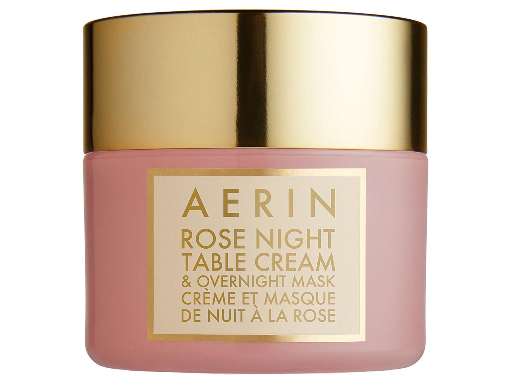Aerin Rose Overnight Mask, £60 <a href="http://www.selfridges.com/GB/en/cat/aerin-rose-night-table-cream-and-overnight-mask-50ml_327-81004877-RM9801/" target="_blank" rel="nofollow" class="body-gallery" data-vars-item-name="GL-7724151-http://www.selfridges.com/GB/en/cat/aerin-rose-night-table-cream-and-overnight-mask-50ml_327-81004877-RM9801/" data-vars-event-id="c6">selfridges.com</a>