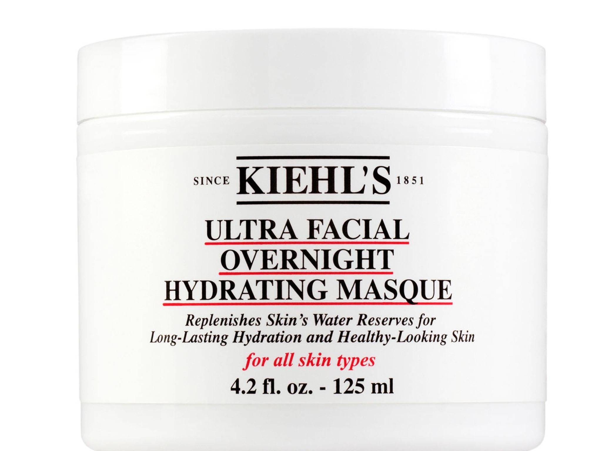 Ultra Facial Overnight Hydrating Masque, £29 <a href="http://www.kiehls.co.uk/skin-care/category/facial-masks/ultra-facial-overnight-hydrating-masque/3601.html" target="_blank" rel="nofollow" class="body-gallery" data-vars-item-name="GL-7724151-http://www.kiehls.co.uk/skin-care/category/facial-masks/ultra-facial-overnight-hydrating-masque/3601.html" data-vars-event-id="c6">kiehls.co.uk</a>