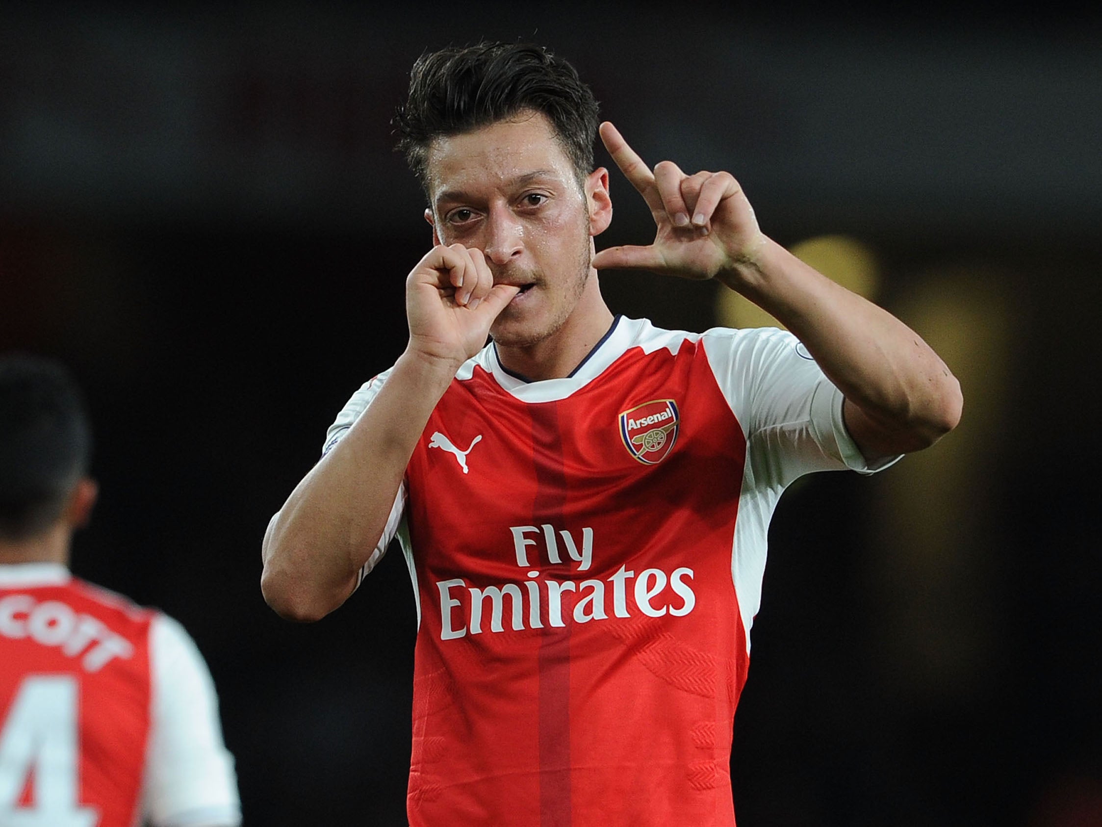 Ozil showed the sort of urgency has he has lacked in recent months