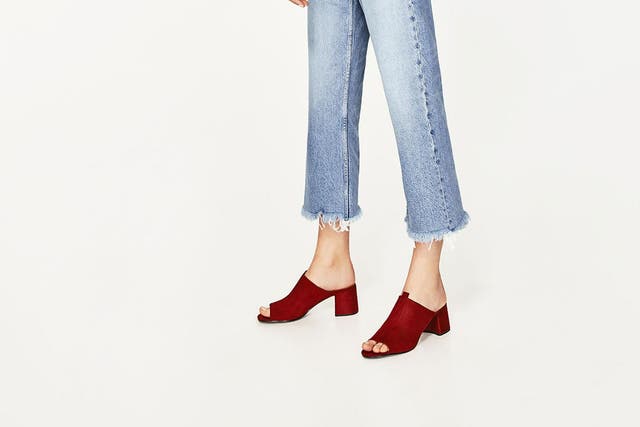 The block heel mules from Zara offer comfort and style for £25.99 