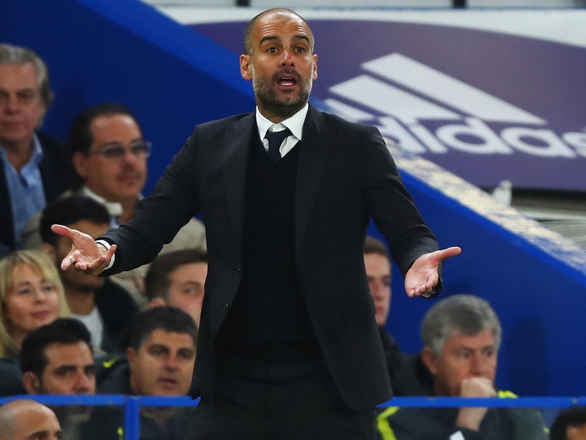 Pep Guardiola was expected to challenge for the Premier League title, not Antonio Conte