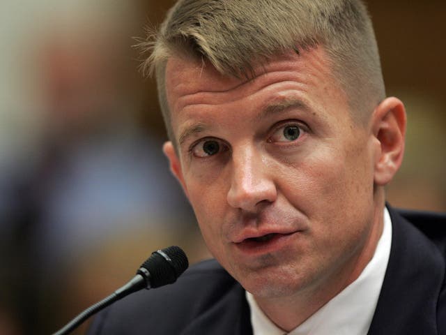 File photo of Erik Prince, founder of the notorious Blackwater security group.