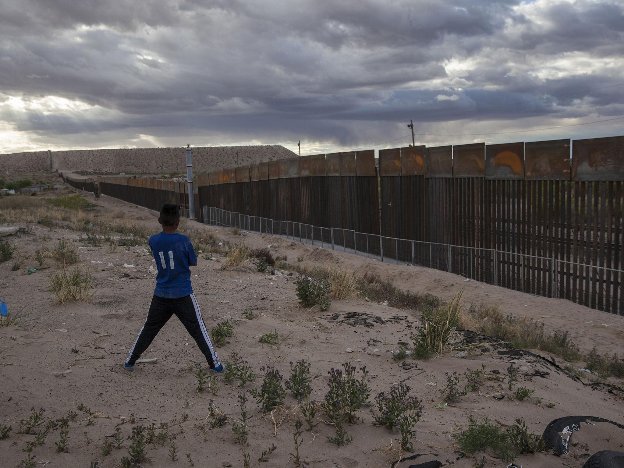 Donald Trump focused on the constant flow of migrants from the start of his campaign, when he denounced border crossers as criminals and rapists, and repeatedly promised to build 'big, beautiful wall' on the border