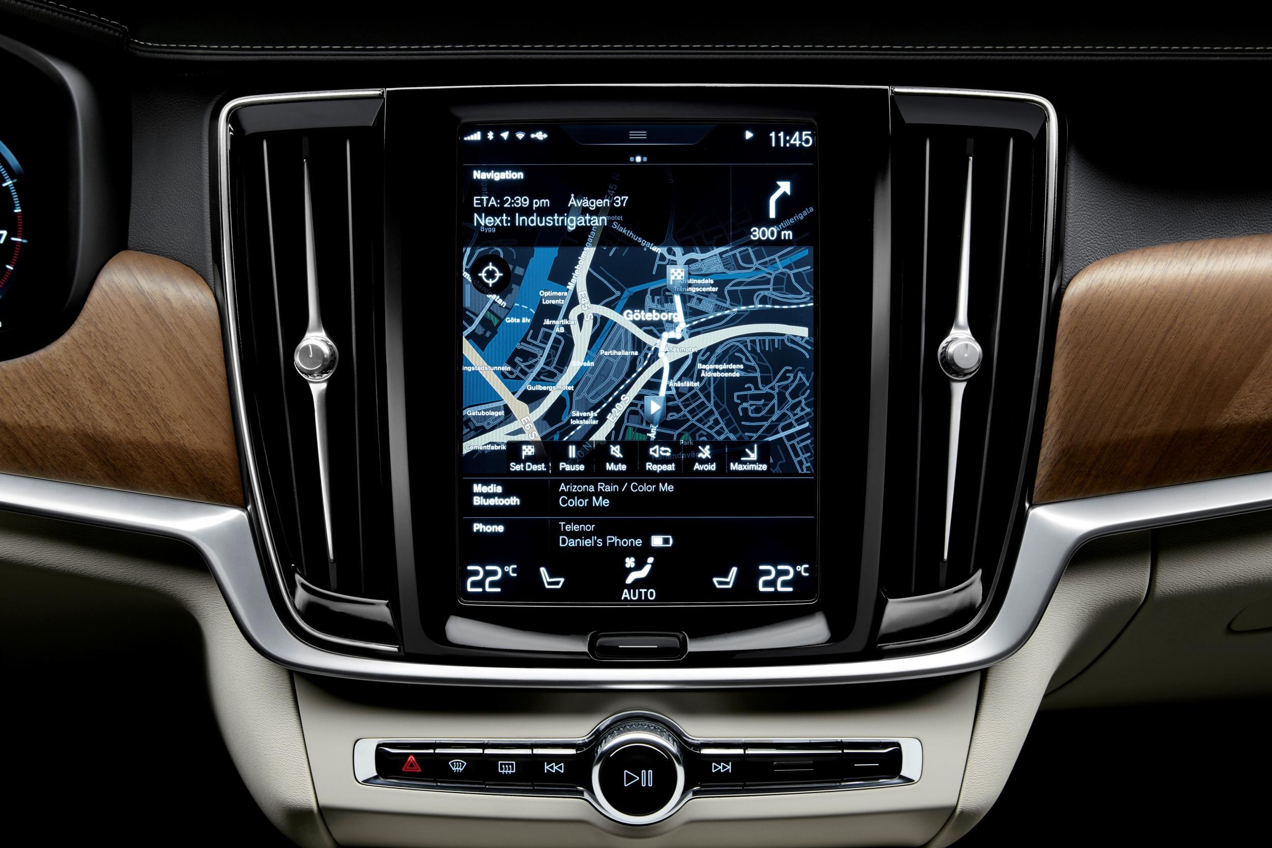 &#13;
A large touchscreen makes for less stressful driving&#13;