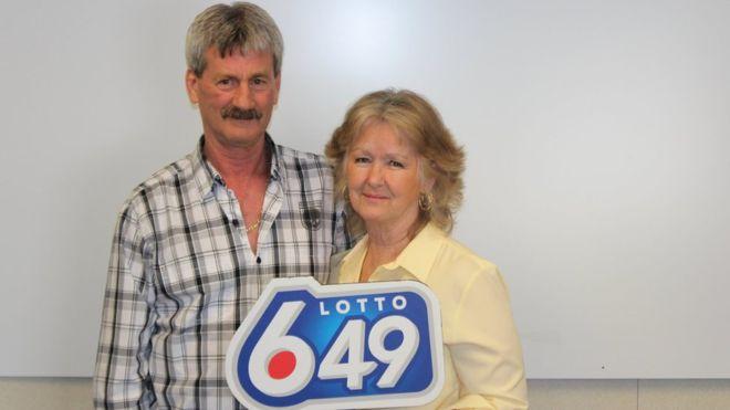 Barbara and Douglas Fink won the lottery for the third time on 22 February.