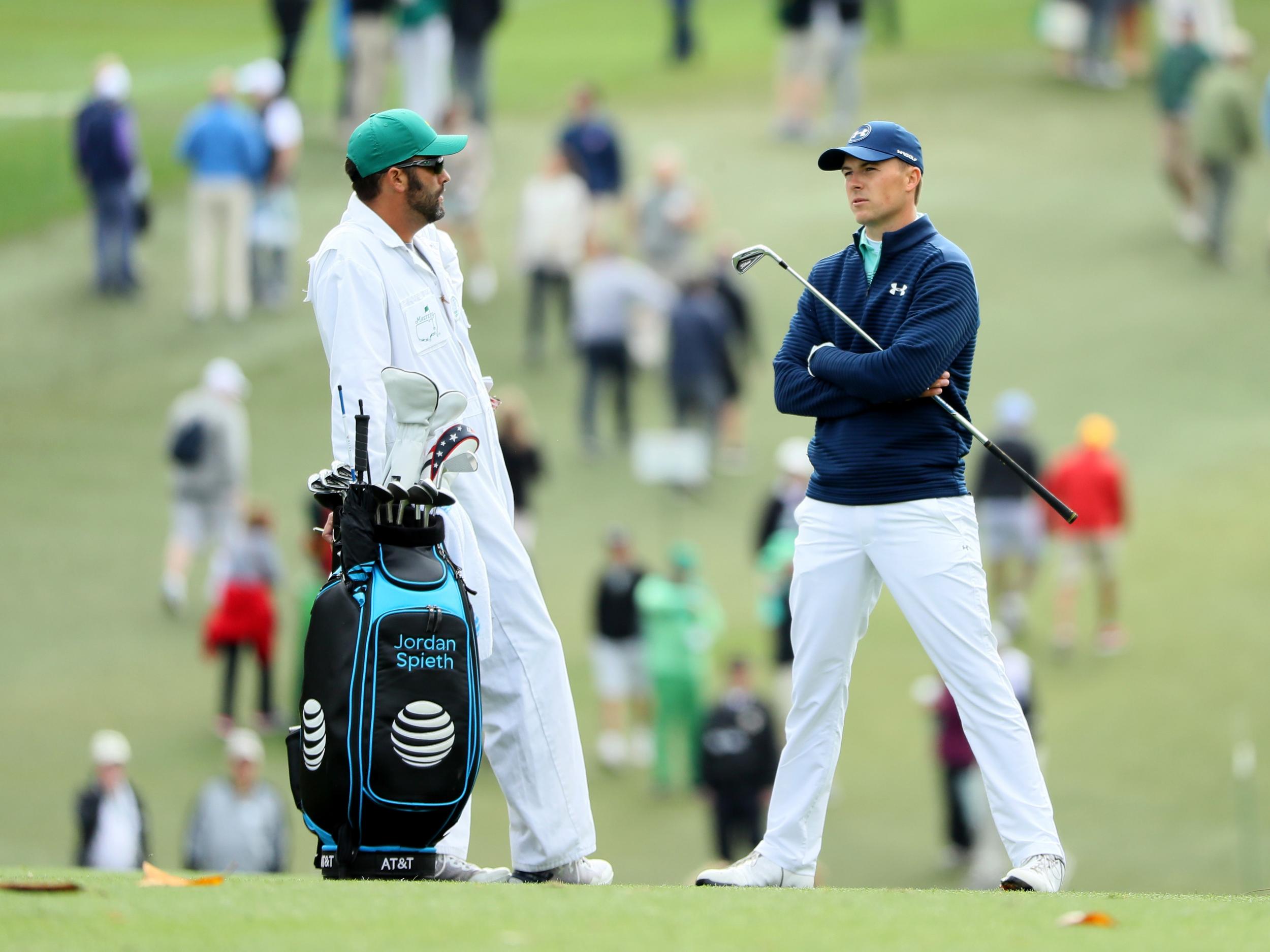 Spieth endured a frustrating first round