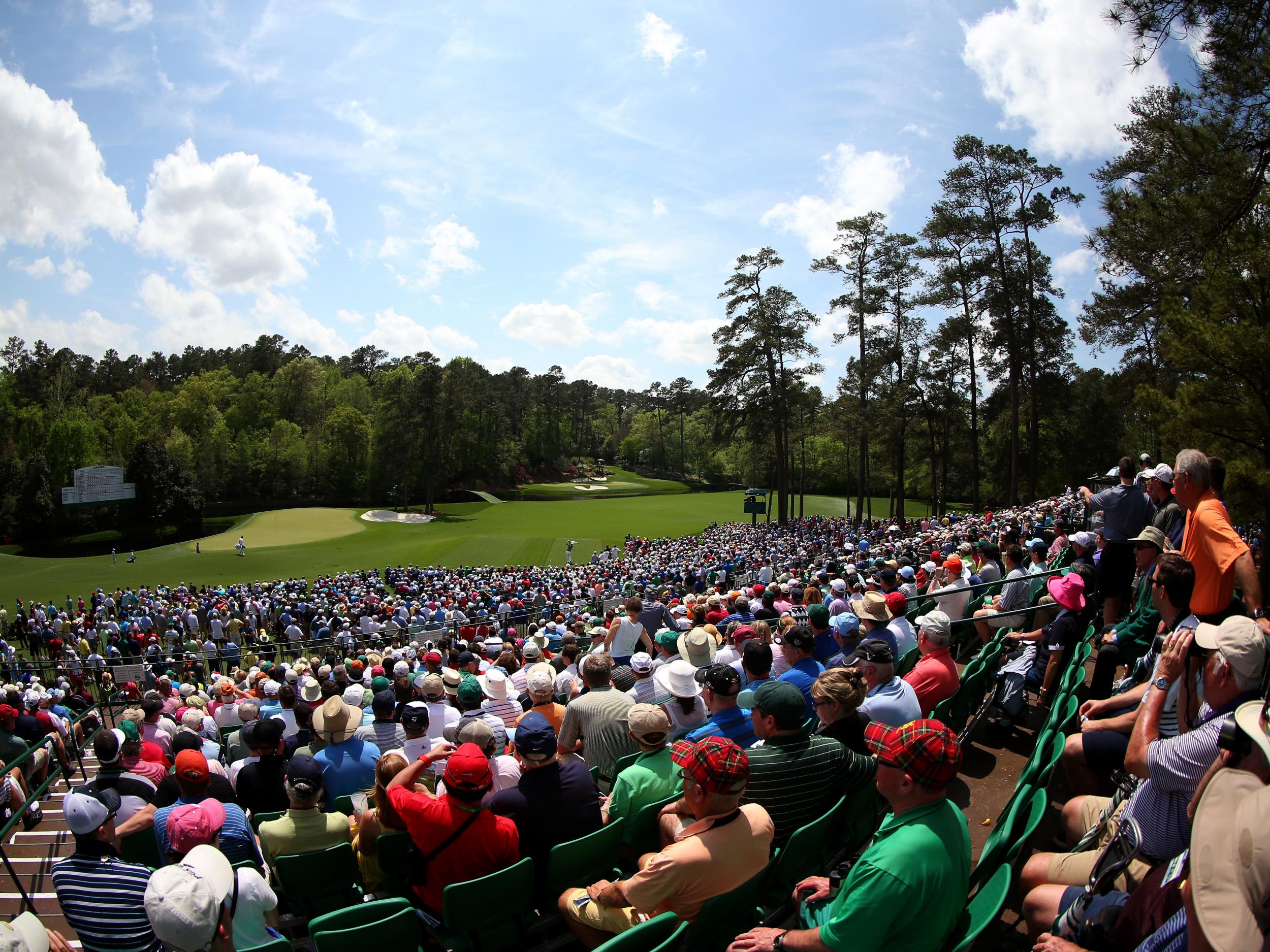 A number of players struggled at Amen Corner