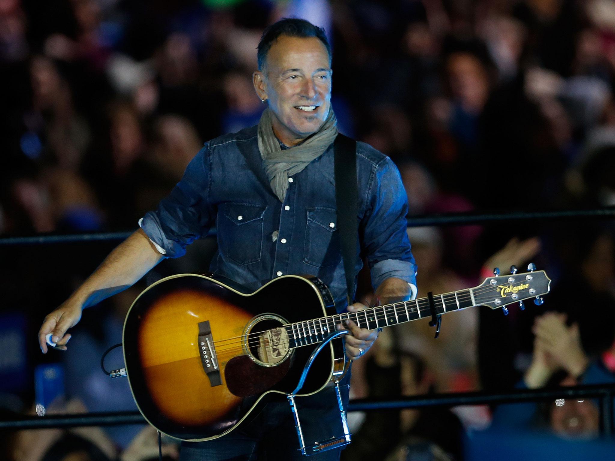 Bruce Springsteen is one of several artists to use paperless ticketing in order to prevent touts selling on tickets at a profit (Rex)