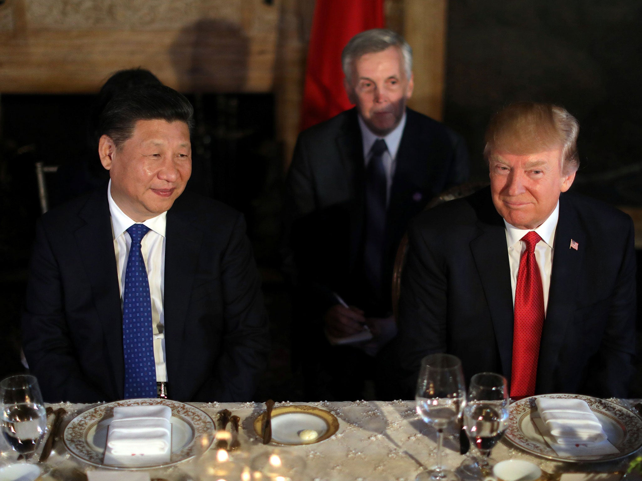 Donald Trump said he and the Chinese President were enjoying chocolate cake when he broke the news of the US air strikes against Syria to him