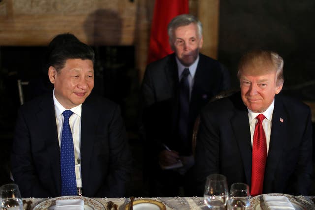 Donald Trump said he and the Chinese President were enjoying chocolate cake when he broke the news of the US air strikes against Syria to him