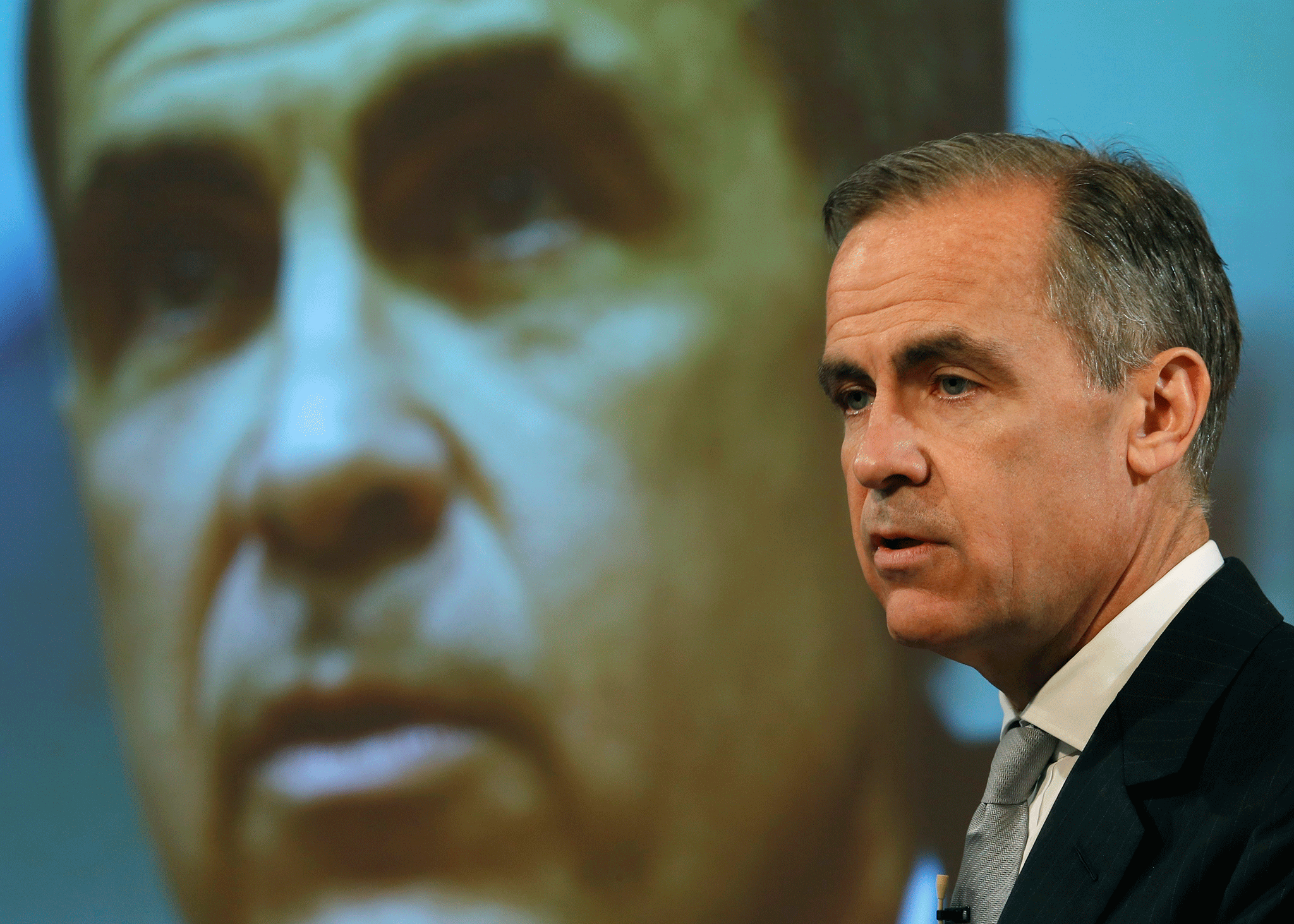Mark Carney, speaks at a Reuters event in London, April 7, 2017