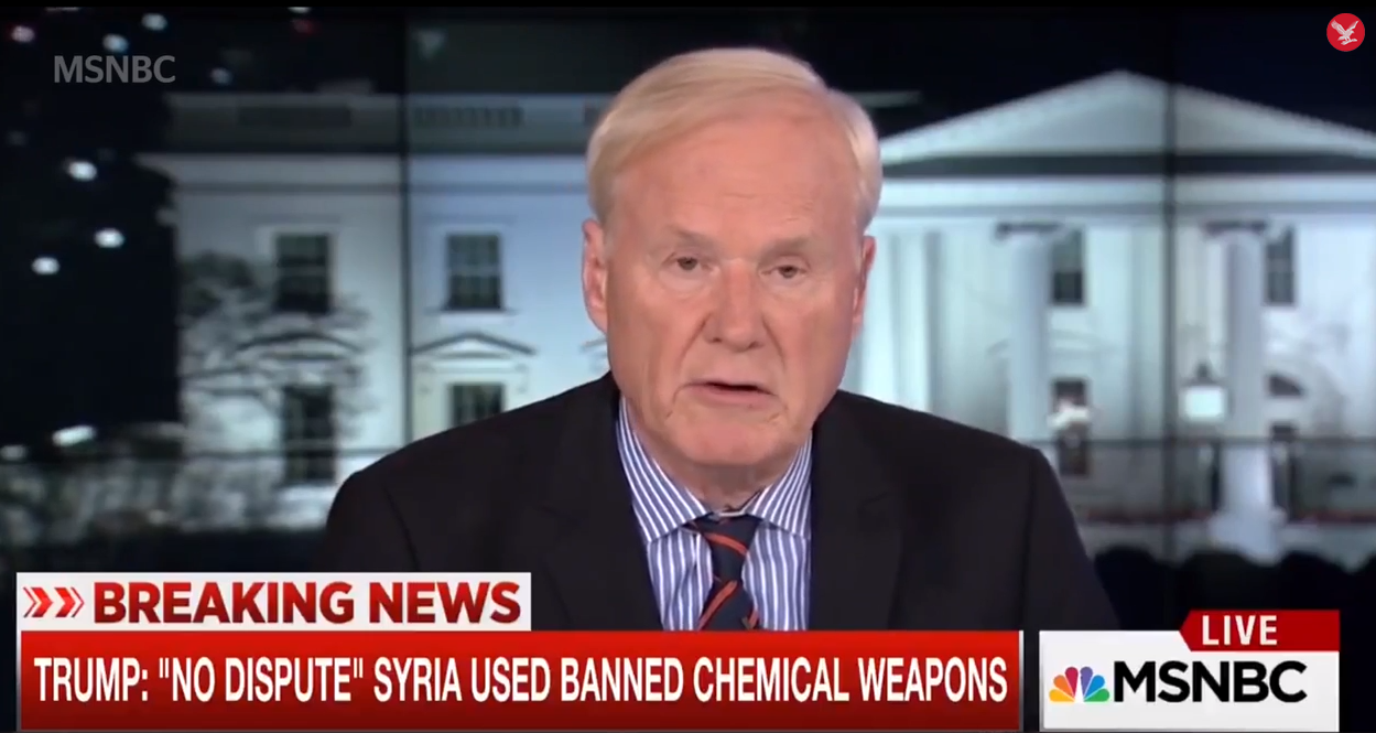 Chris Matthews claims Trump may have staged attack on airbase, though Russia has since broken off a harm-reduction agreement with the US coalition in Syria
