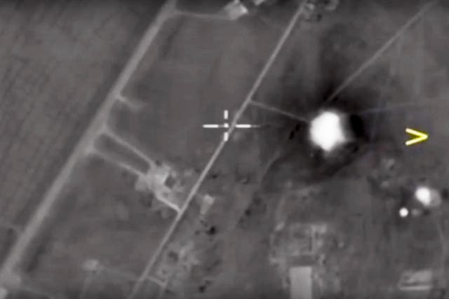 US strikes on the Shayrat airbase were reported to have killed at least seven people